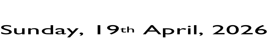 Sunday, 19th April, 2026