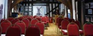 Chairs laid out in Museum for Venue Hire page