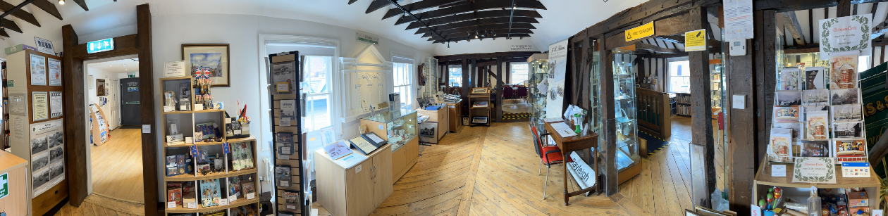Panarama view of Museum's Commerce House Room