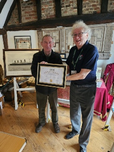 Picture of 50,000th Visitor to the Museum on 15th April, 2026