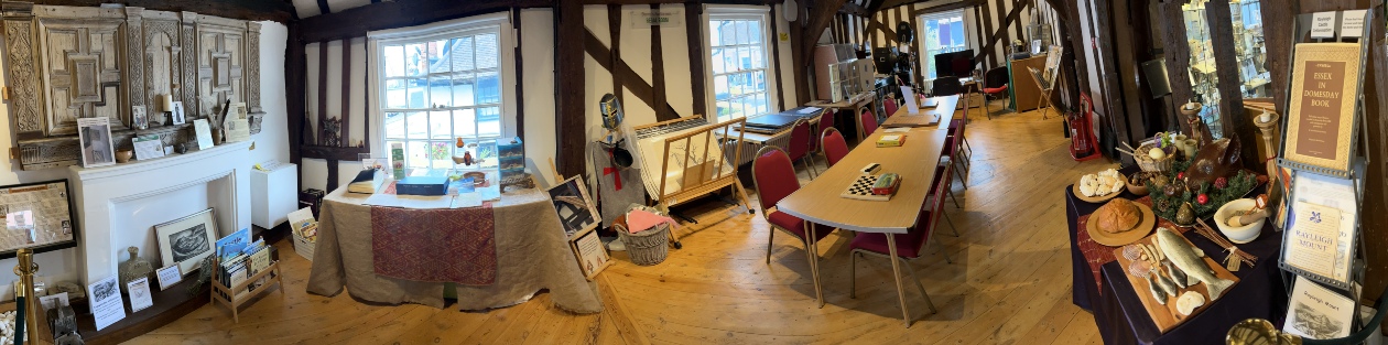 Panarama view of front of Museum's Regal Room