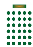 Seating Plan laid out in Theatre configuration